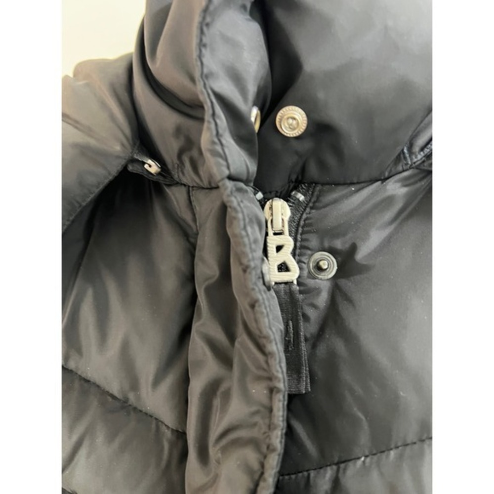 Bogner Fire + Ice Puffer Jacket Women US 8 Black Fur Trim Hood Down Fill - Picture 11 of 16